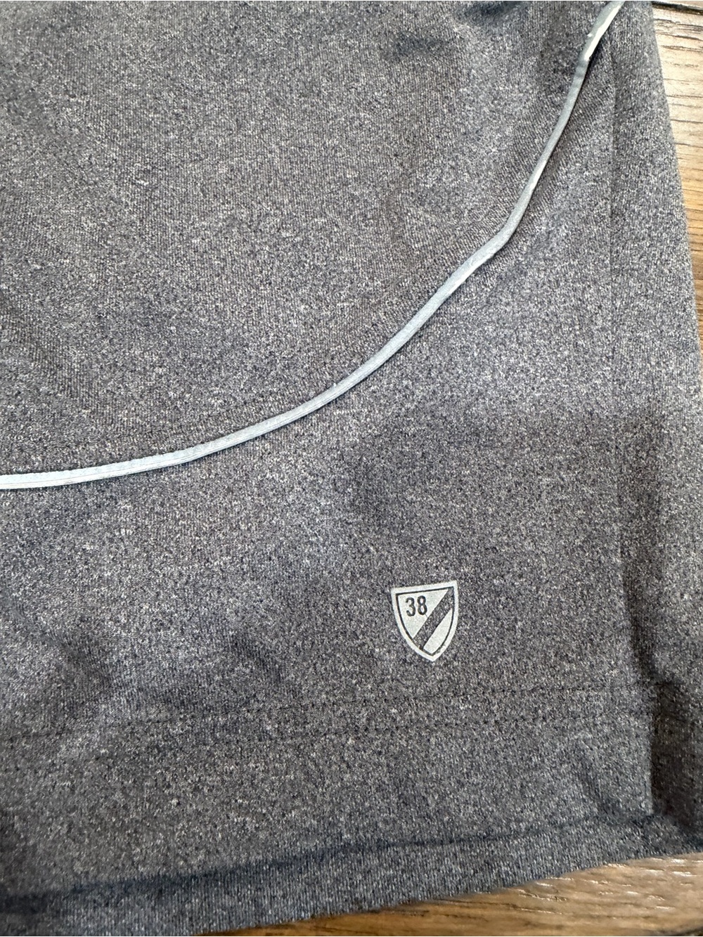 Daniel Cremieux Heather Gray Athletic Drawstring Shorts - Picture 2 of 7